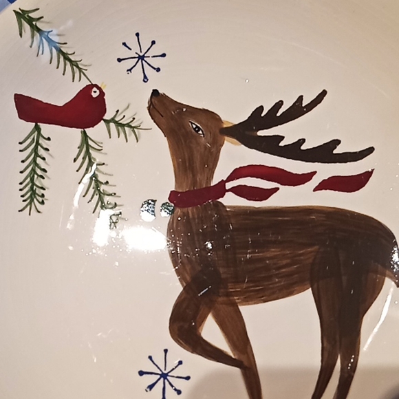Reindeer Holiday Print Set Of 3. Perfect Set For Santa's Milk and Cookies. - Picture 14 of 16